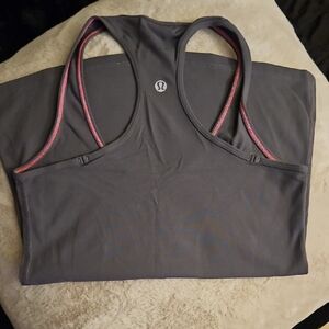 Lululemon Gray Racerback Tank Top